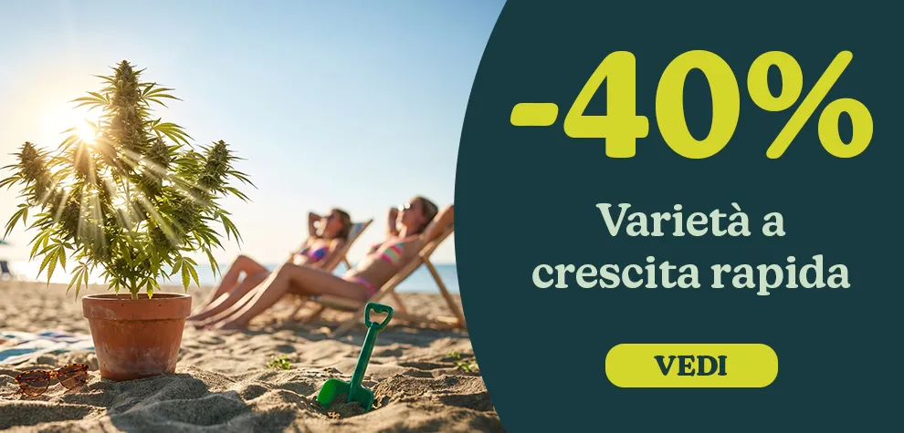 -40% Variet&agrave; a crescita rapida